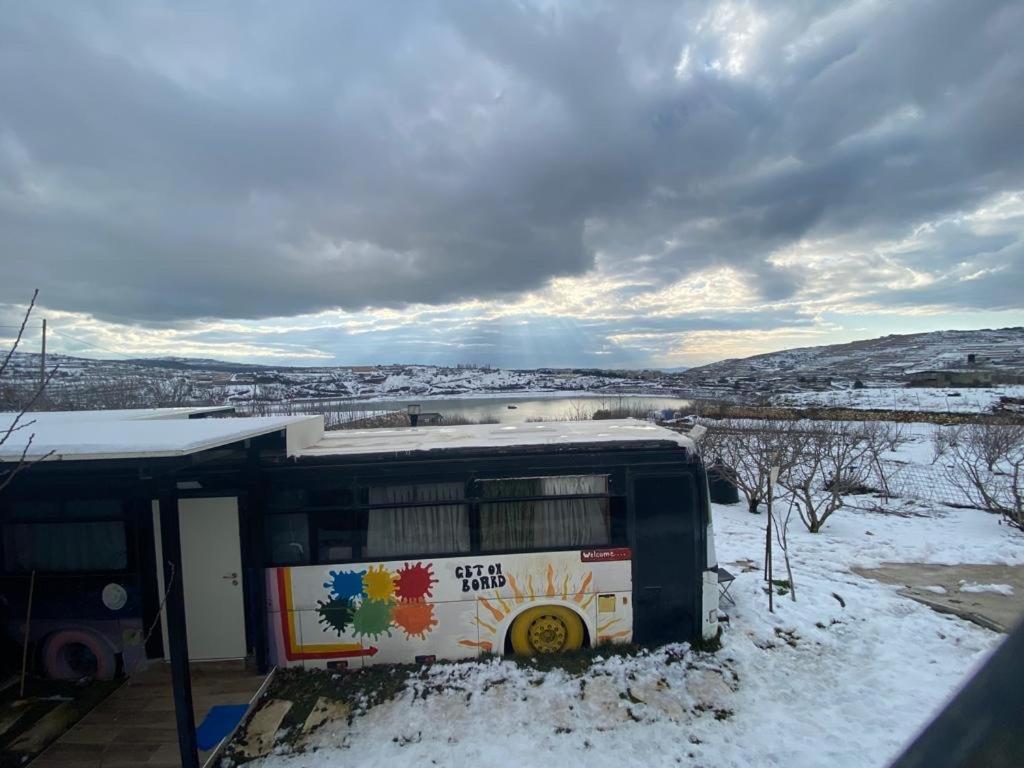 The Bus Apartman Madzsdal Samsz Kültér fotó